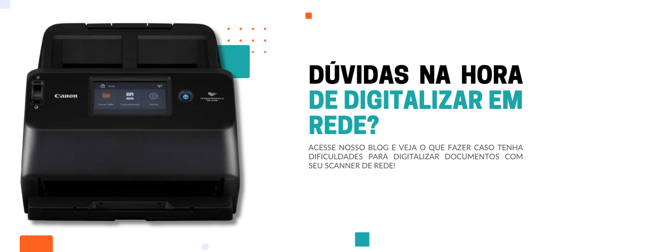 Não consigo digitalizar em rede o que fazer Main Service