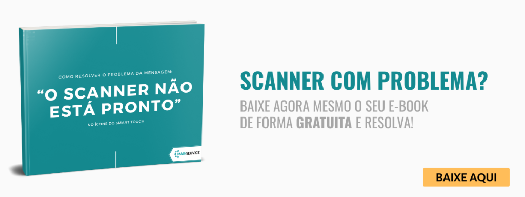 o scanner não está pronto, atualize o driver