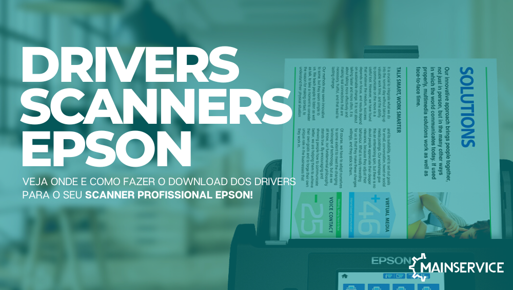 DRIVERS SCANNERS EPSON