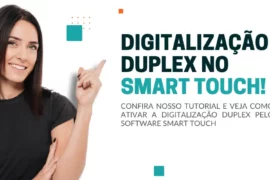 Como ativar a digitalização duplex no Smart Touch