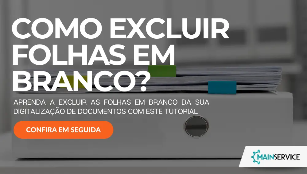 excluir folhas em branco ao digitalizar com o Smart Touch